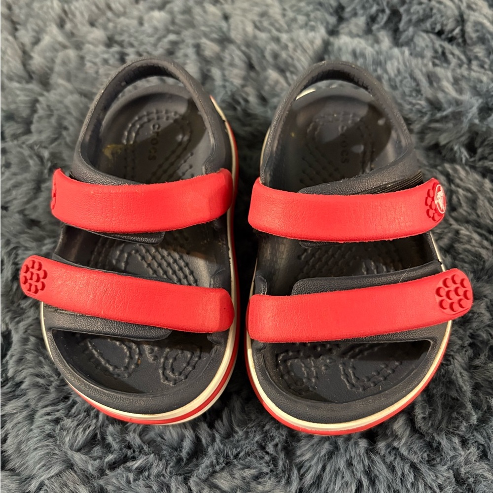 Crocs toddler Red/blue Sandals